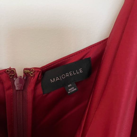 Majorelle Clark Jumpsuit in Cranberry Red - Picture 5 of 7